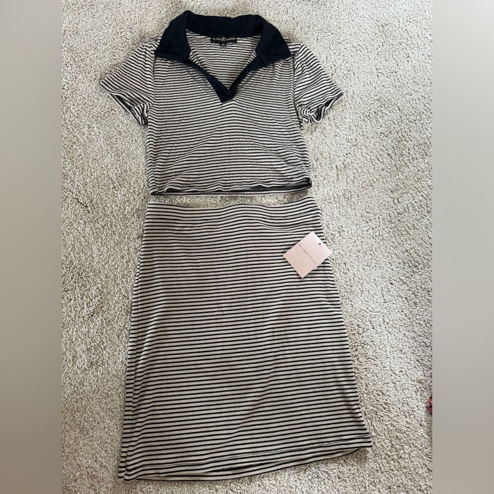 Skirt & top outfit